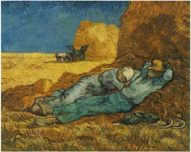 Van Gogh - Mittagsrast