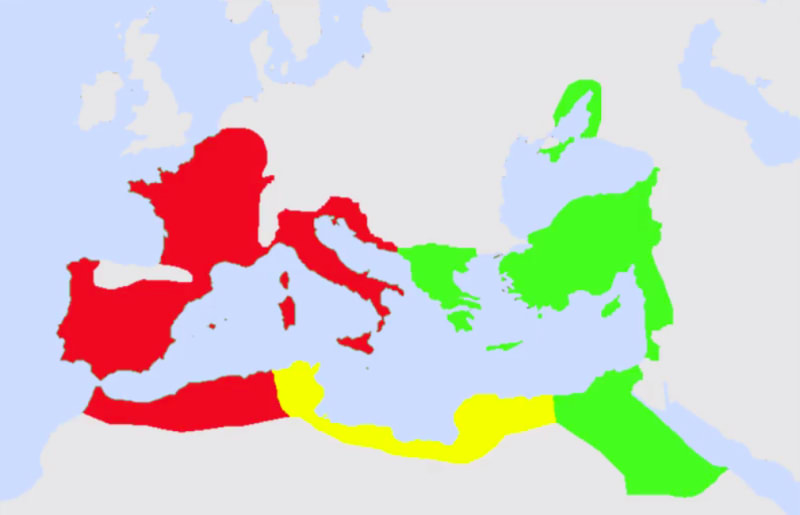 Karte römisches Kaiserreich