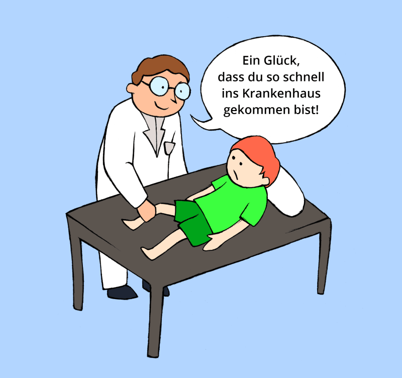 Fußballspielen Arzt