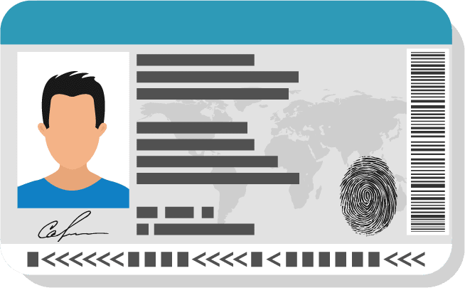 Es ist ein Pass dargestellt