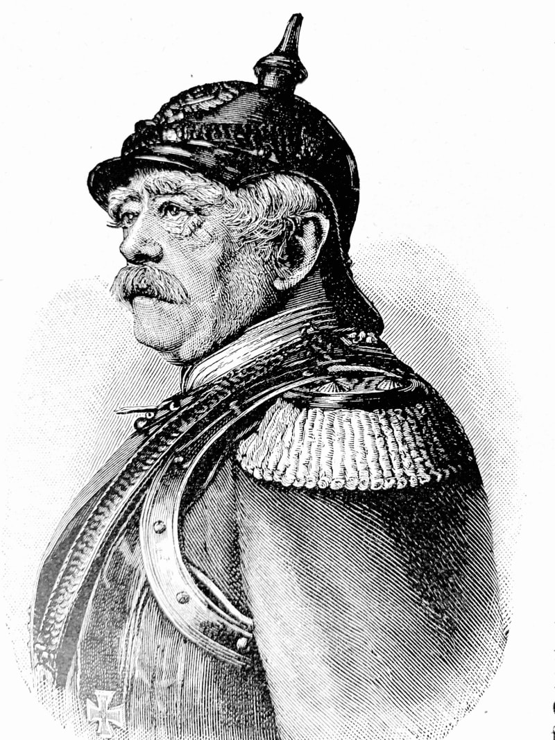 Porträt von Bismarck