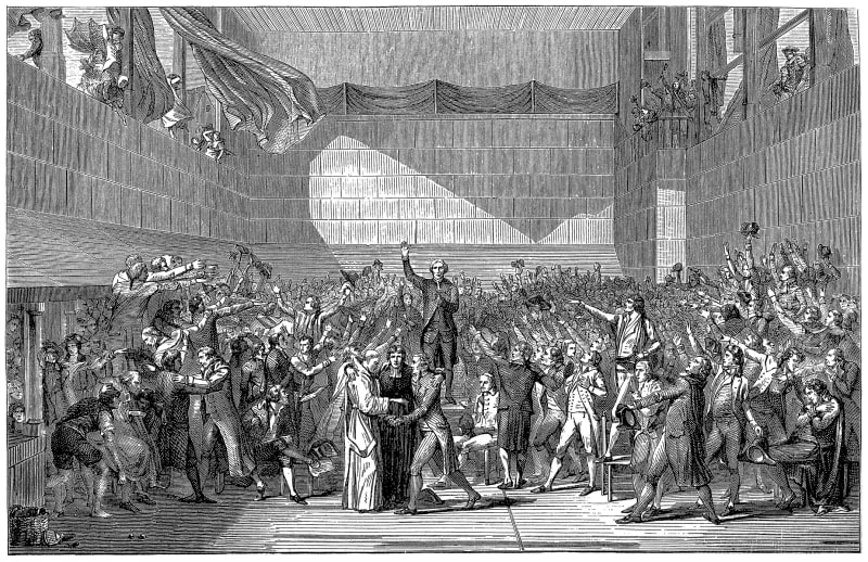 Nationalversammlung in Versailles