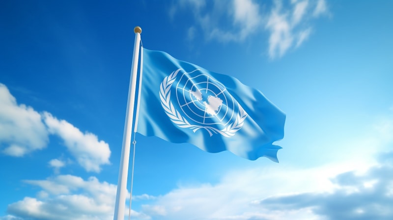 Fahne der UNO