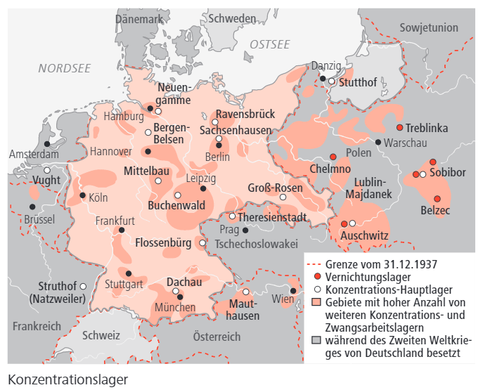 Konzentrationslager Krieg Und Volkermord Unter Der Nationalsozialistischen Diktatur Einfach Erklart